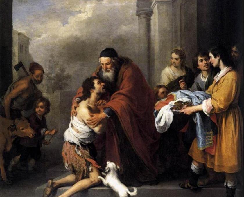 Return of the Prodigal Son by Bartolome Esteban Murillo 1667-1670